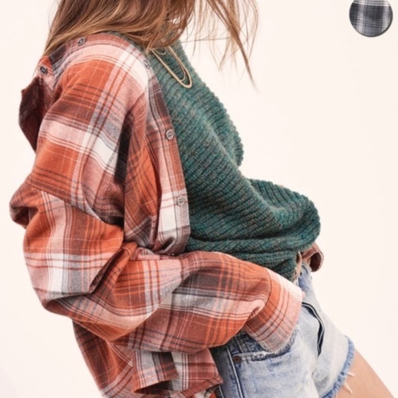 KismetsKloset Tops - NOT YOUR BOYFRIENDS FLANNEL
